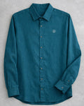 Camisa de Lino Fernando · Aqua